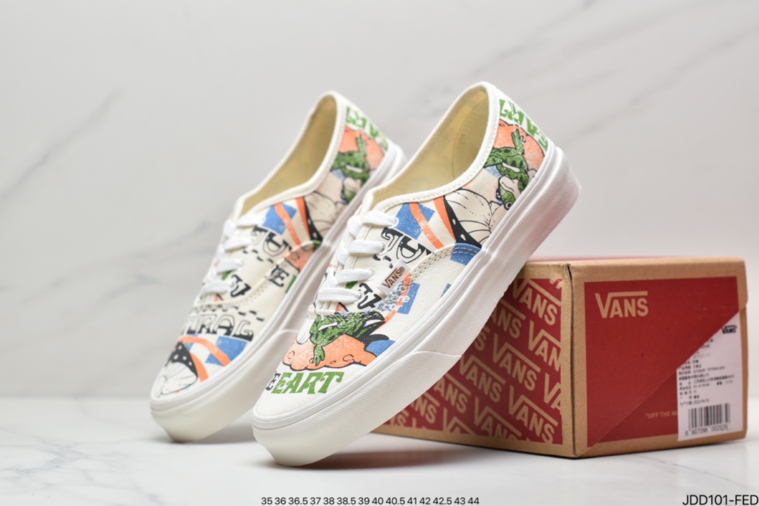 Vance Vans Authentic 44 Classic Anaheim Low-Top Vulcanized Half-Slip Skateboards