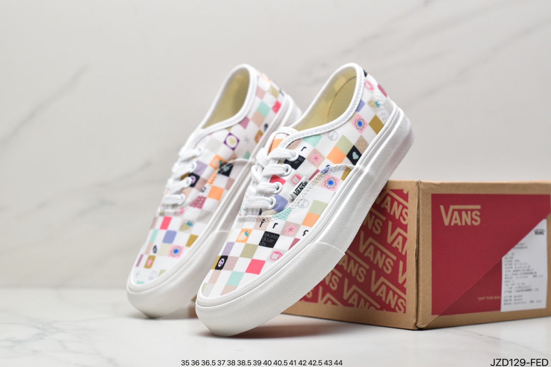 Vance Vans Authentic LX Classic Anaheim Low-Top Vulcanized Semi-trailer Skateboards