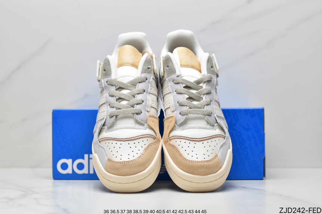 Adidas Adidas Clover Originals Forum 84 Low Roman Series Velcro Low Help