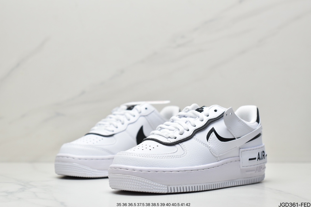 Nike Nike WMNS Air Force 1 Shadow Macaron Air Force One Lightweight High Low Top All-match Sneakers