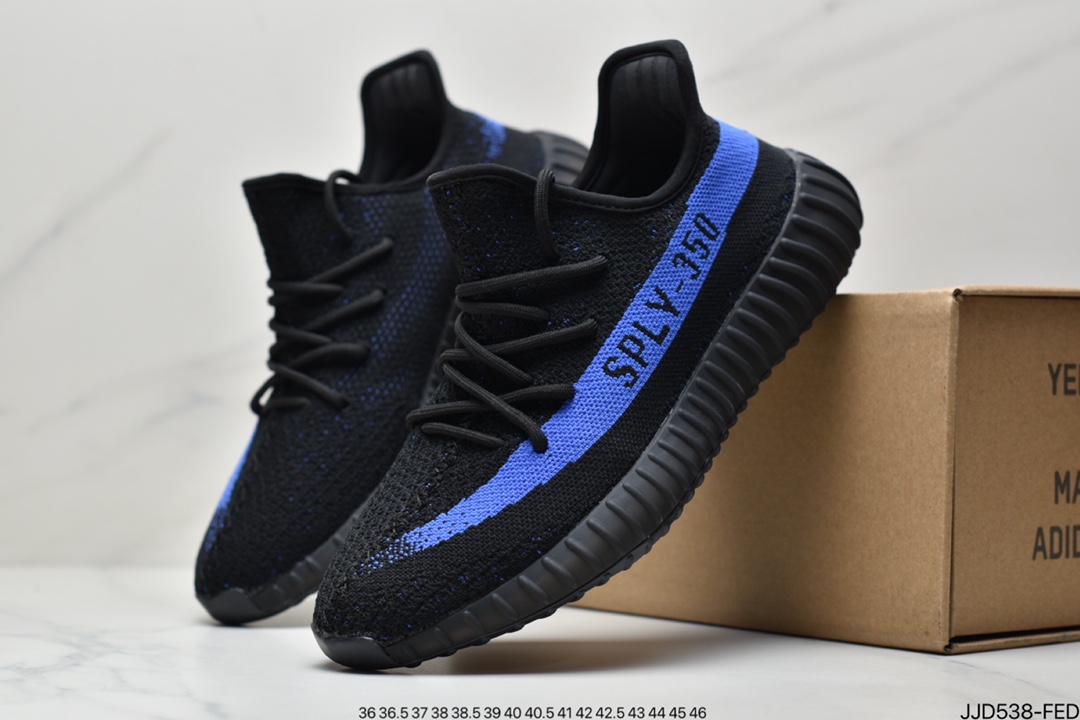 Adidas Adidas Yeezy Boost 350V2 Versatile Lightweight Popcorn Midsole Casual Sports Jogging Shoes GY7164