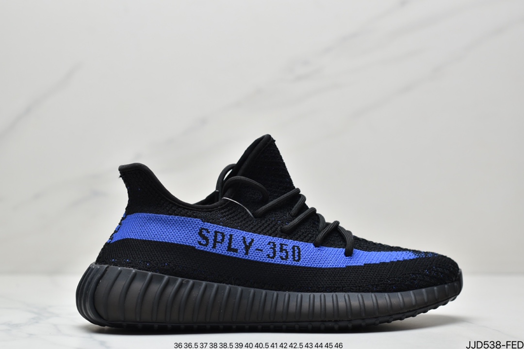 Adidas Adidas Yeezy Boost 350V2 Versatile Lightweight Popcorn Midsole Casual Sports Jogging Shoes GY7164