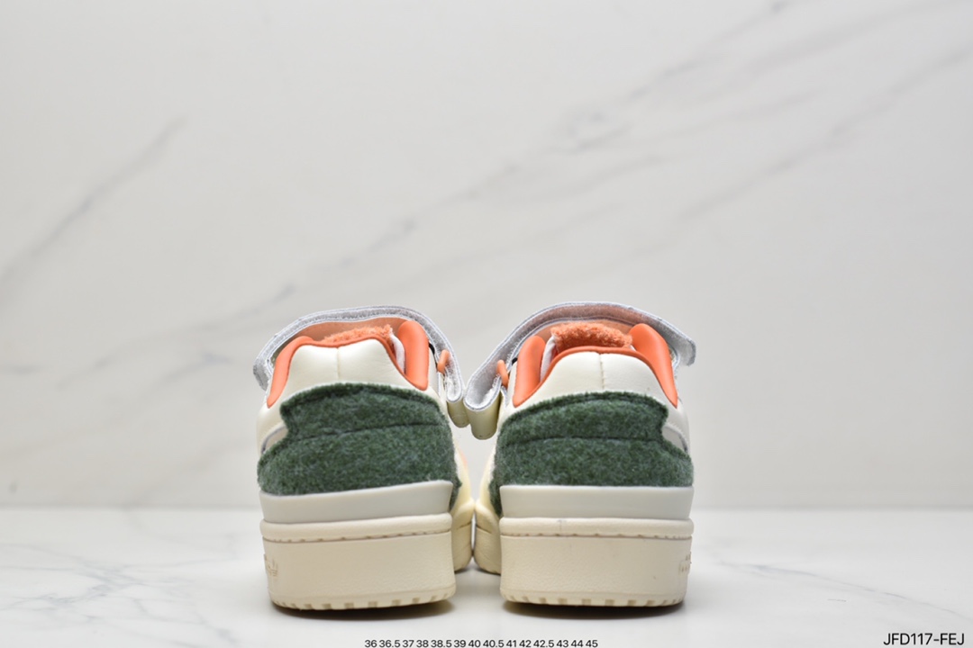 Adidas Adidas Clover Originals Forum 84 Low Roman Series Velcro Low Help