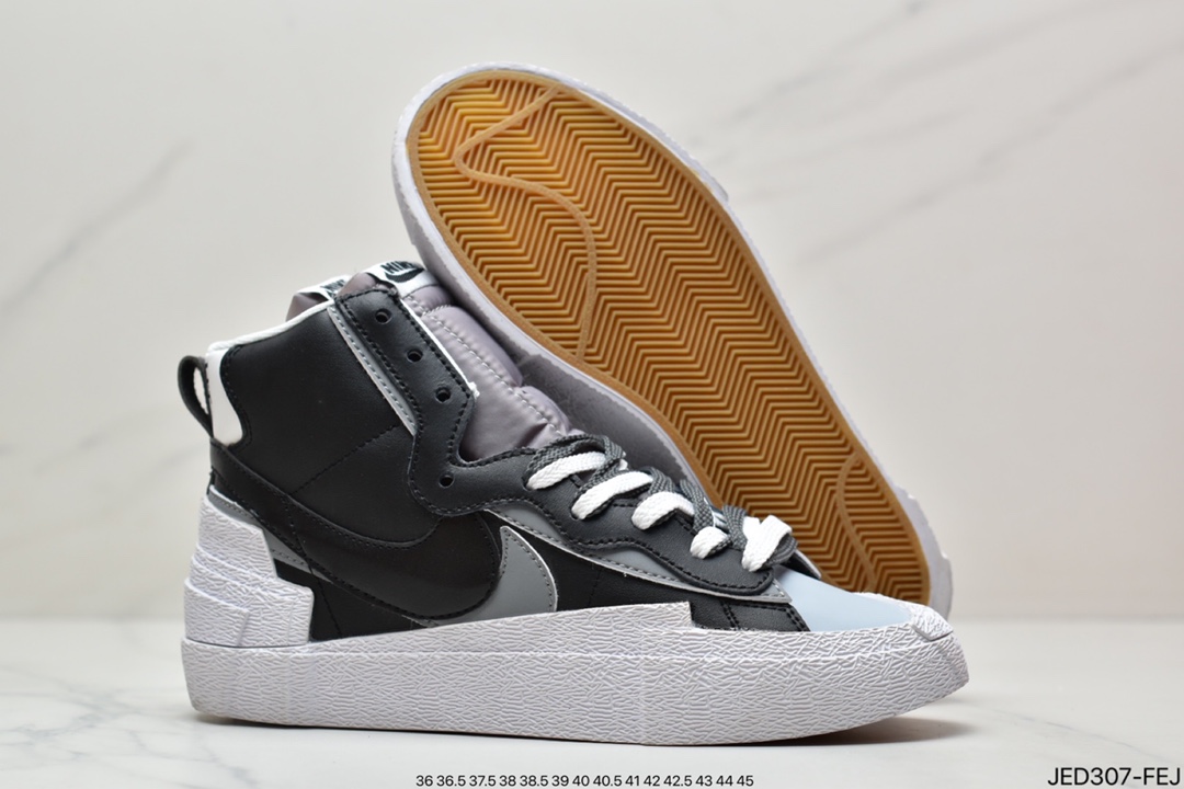 Nike NIKE BLAZER MID/SACAI hybrid double hook trailblazer sneakers BV0072