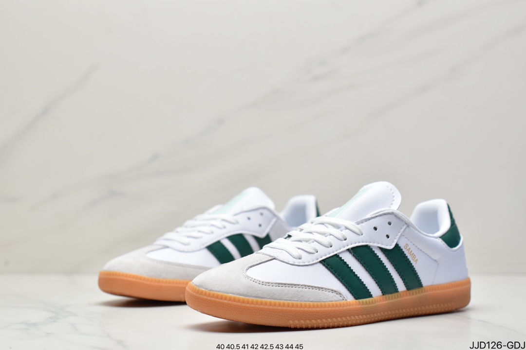 130 阿迪达斯Adidas三叶草 Originals Samba Vegan OG桑巴舞系列FW2432