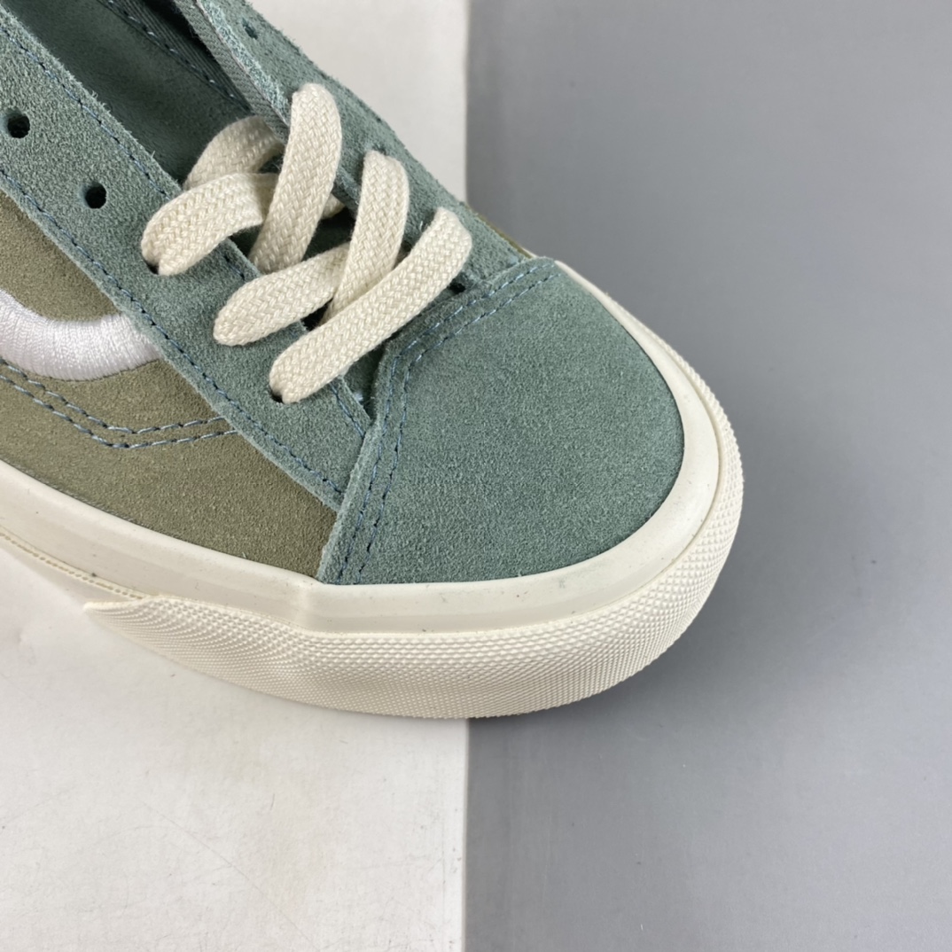 Notre x Norte ”Handshake” Collaborative Matcha Green Low-Top Casual Sneakers VN0A4BVEGRN