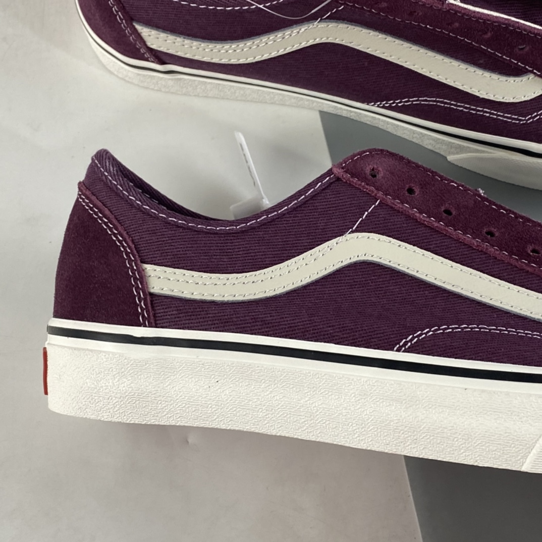 Vans Style 36 Sf Official New Rose Purple Color Half Crescent Toe Low-Top Sneakers VN0A5HYRB9D