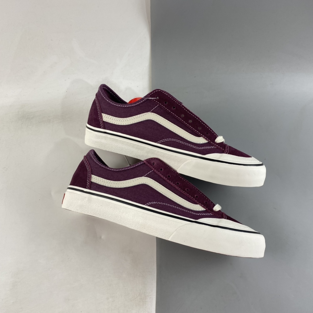 Vans Style 36 Sf Official New Rose Purple Color Half Crescent Toe Low-Top Sneakers VN0A5HYRB9D