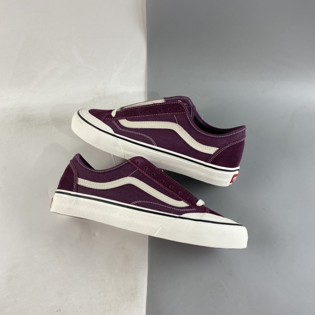 Vans Style 36 Sf Official New Rose Purple Color Half Crescent Toe Low-Top Sneakers VN0A5HYRB9D