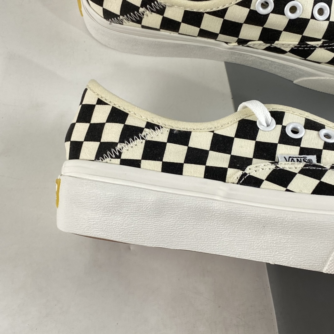 Vans Authentic SF retro black and white checkerboard environmental protection heightening canvas shoes VN0A3MU528M