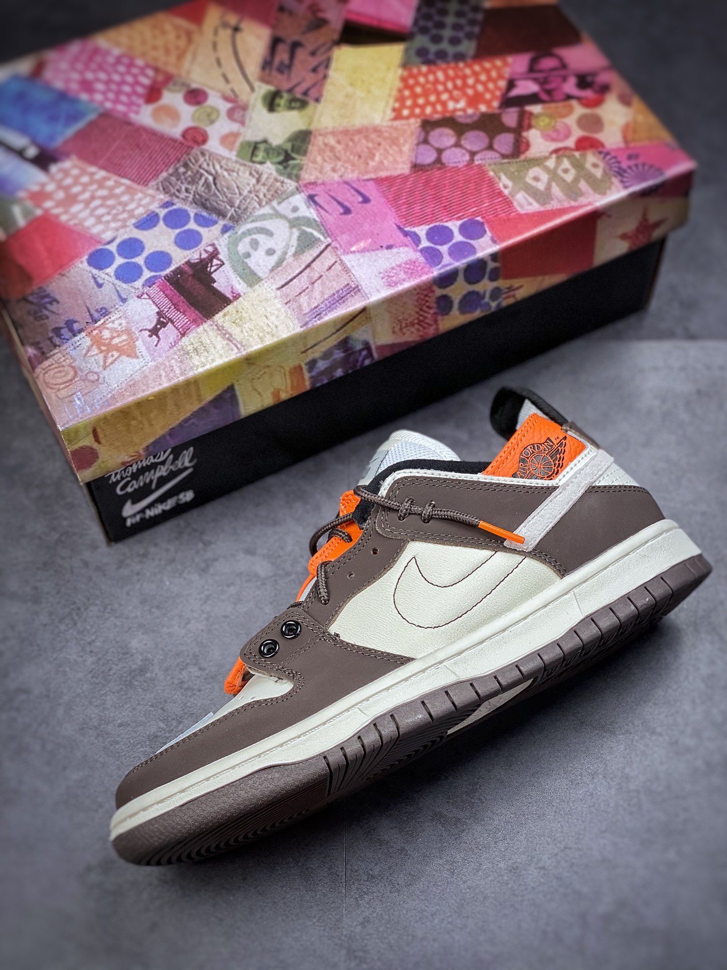 Ziv Lee x Nike SB Dunk Low Custom”Harvest Moon”扣篮系列低帮休闲运动滑板鞋BQ6817-027