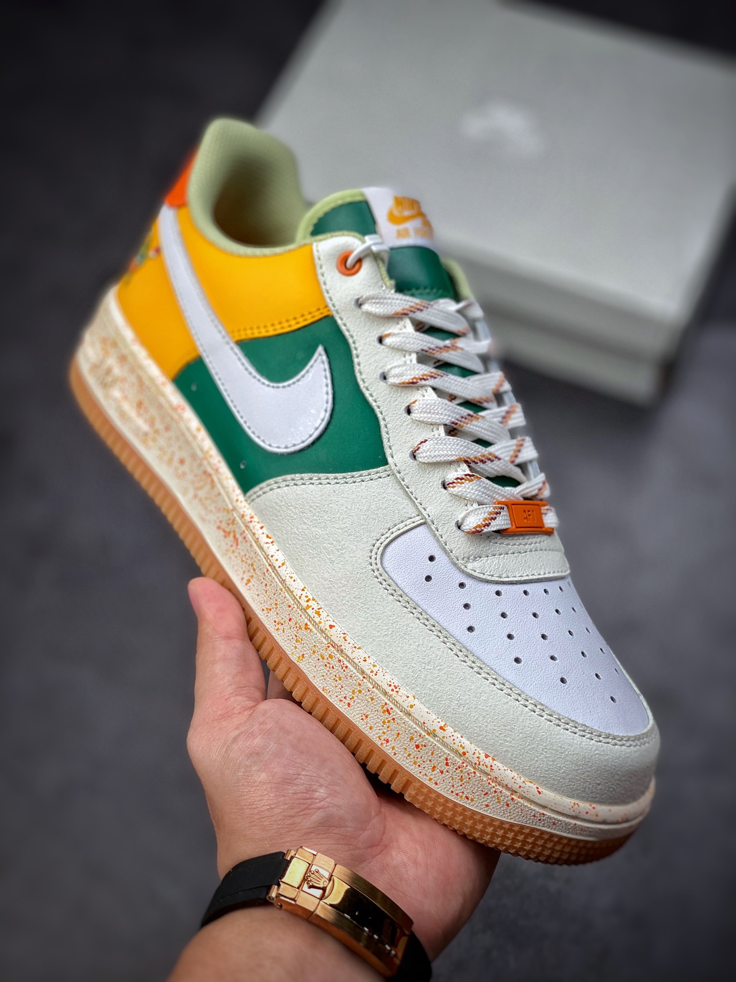 200 Nike Air Force 1 Low 07 米黄绿果汁DQ5085-111