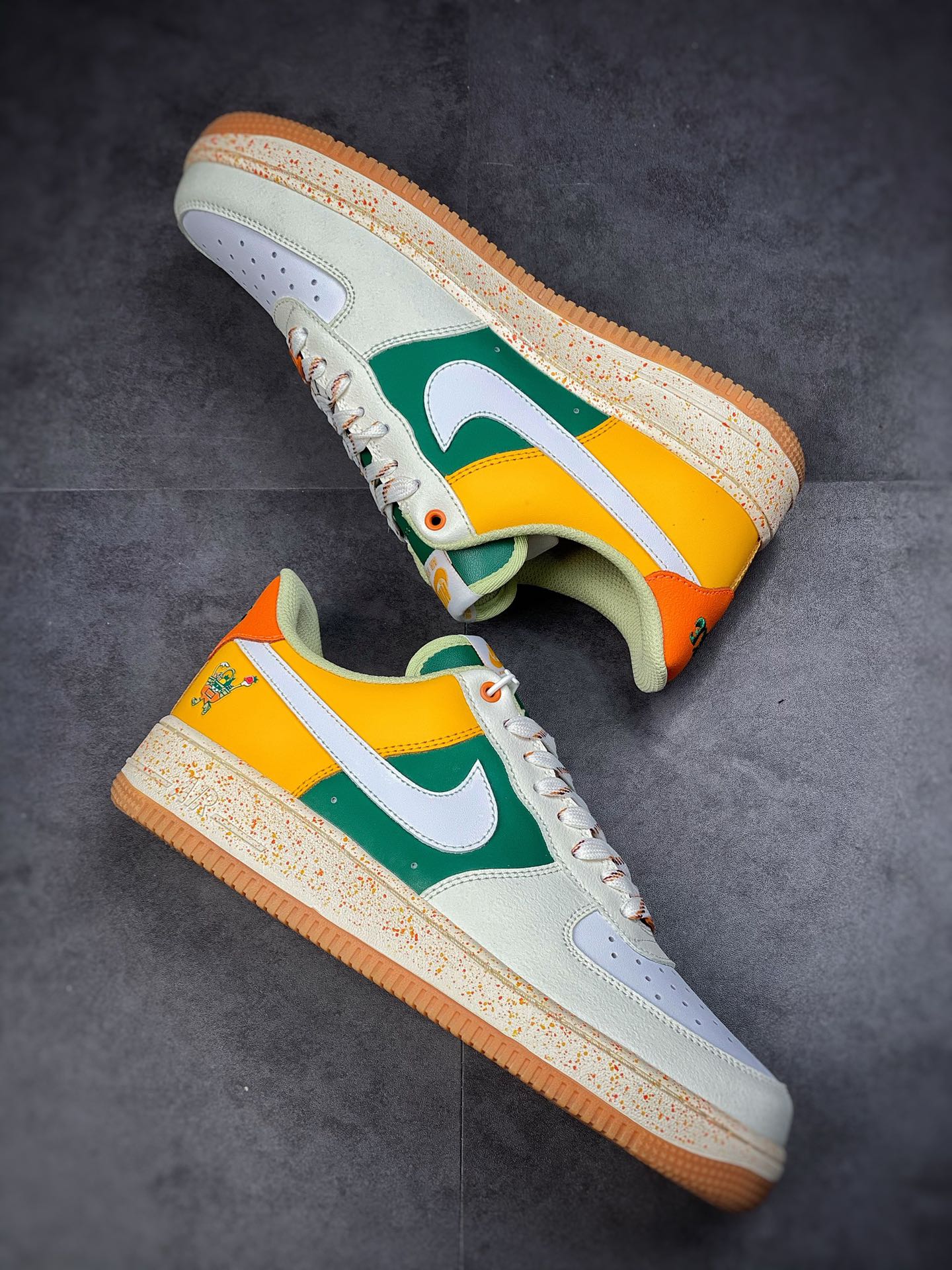 200 Nike Air Force 1 Low 07 米黄绿果汁DQ5085-111