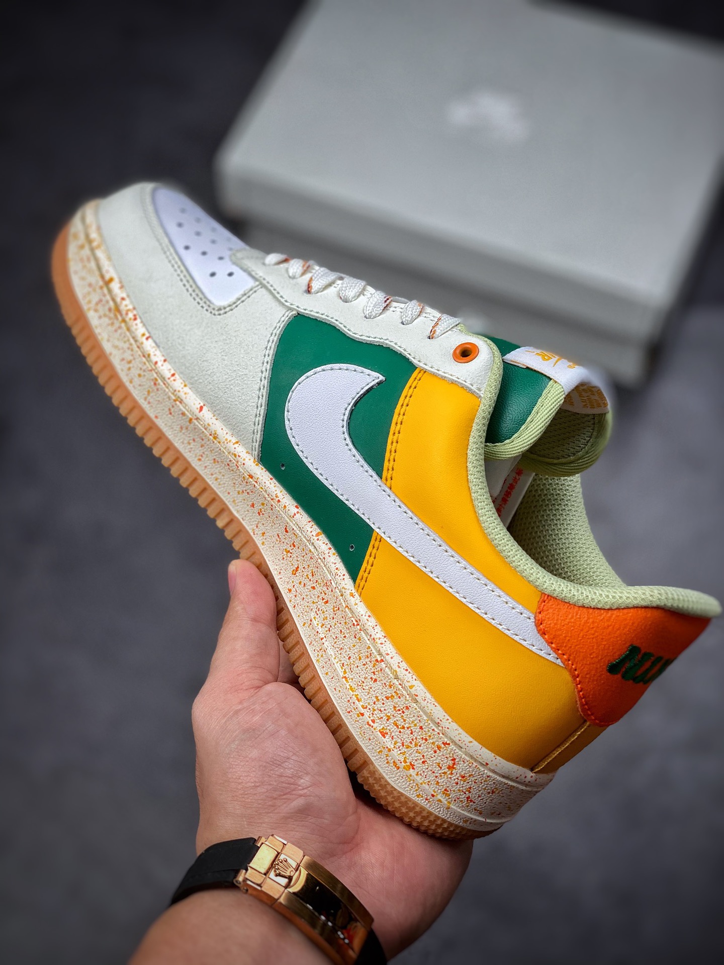 200 Nike Air Force 1 Low 07 米黄绿果汁DQ5085-111