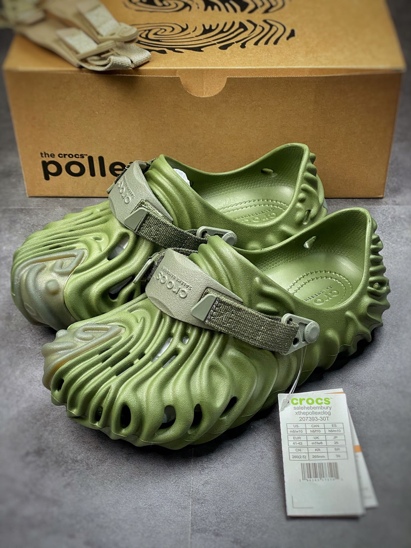 160 Salehe Bembury × Crocs Pollex Clog 卡骆驰联名指纹 洞洞凉鞋