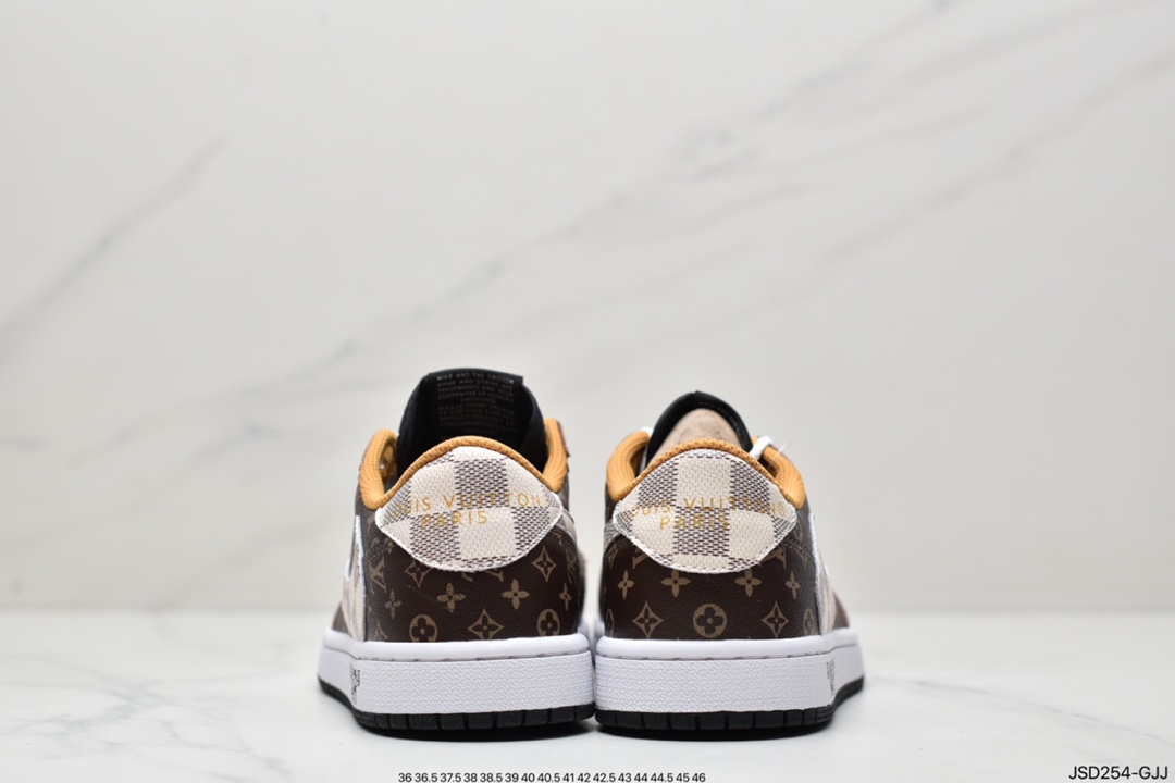 200  Louis Vuitton x Travis Scott x Nike Air Jordan 1 Low OG SP” DM7866-113