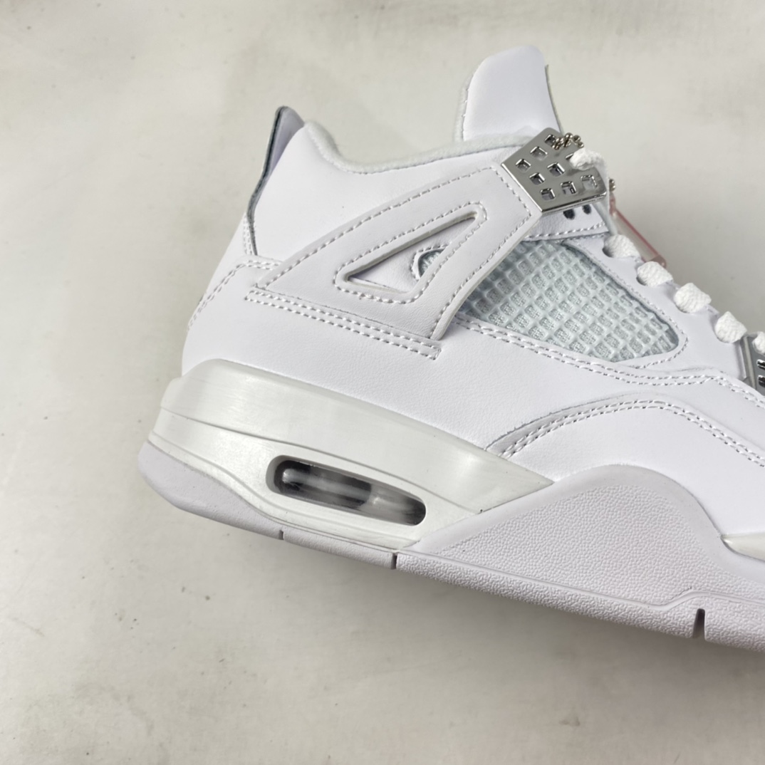 P240  Air Jordan 4 Retro ”PureMoney” AJ4 乔4白猫 头层 308497-100