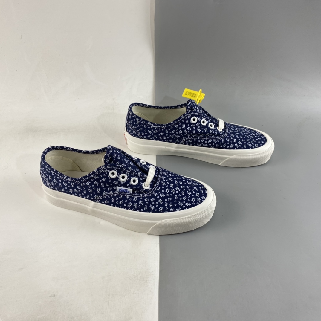 P150  Vans Style 44 蓝色安纳海姆小碎花低帮板鞋 VN0A7Q5CNVY