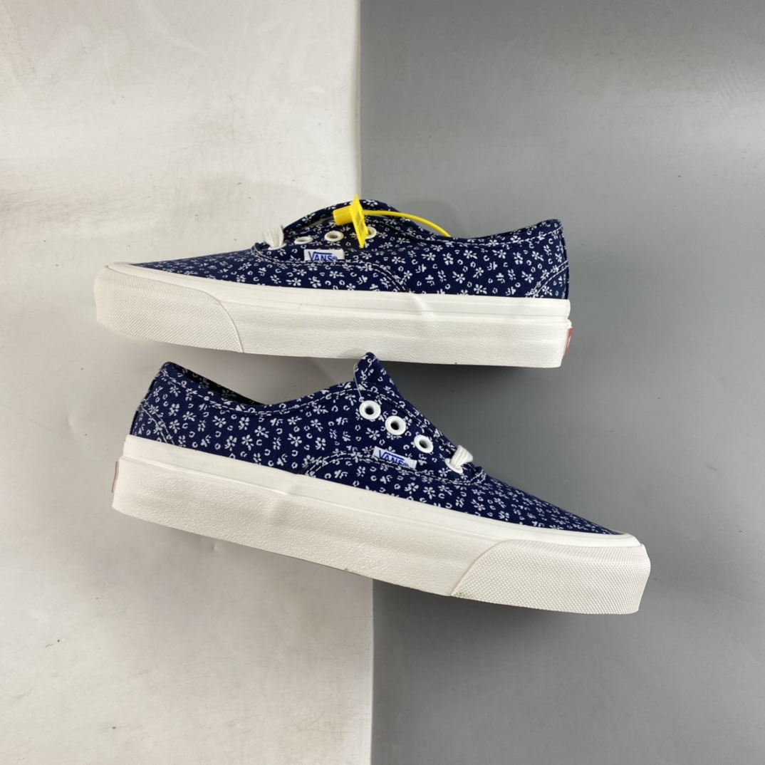 P150  Vans Style 44 蓝色安纳海姆小碎花低帮板鞋 VN0A7Q5CNVY