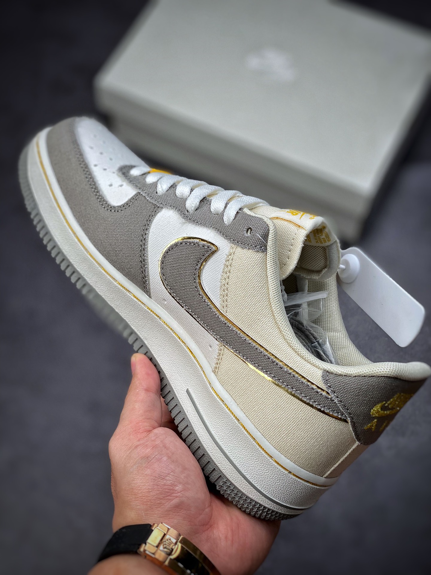 Nike Air Force 1 Low 07 Canvas Beige Gold 315122-666-Top High Quatity Cheap Sneakers Fashion Clothing Clothes Bags handbags Shoes of all Brand wholesale With The best Quality And Beautiful Price from China Factory Chinese suppliers wholesaler seller Nike Air Force 1 Low 07 Canvas Beige Gold 315122-666