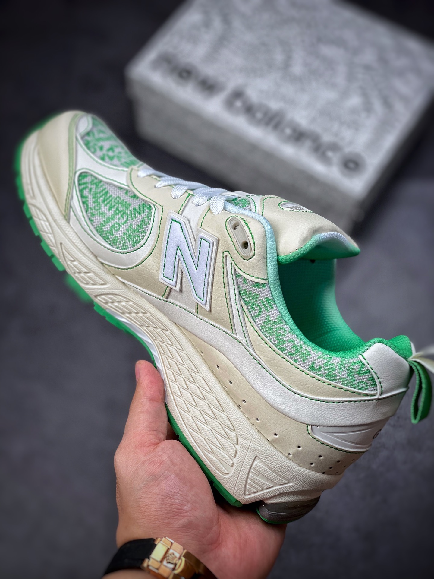 GANNI x NB New Balance New Balance ML2002 Series Retro Dad Wind Casual Sports Jogging Shoes M2002RGC