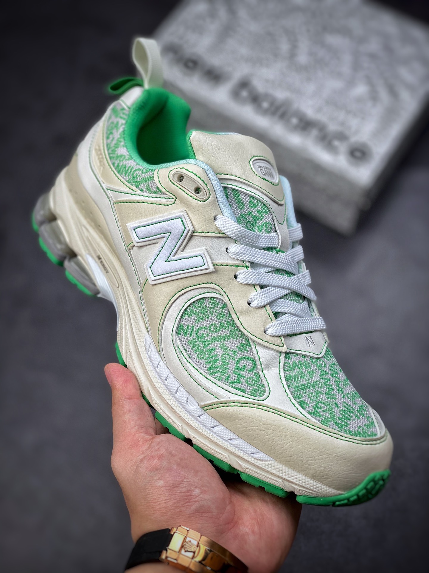 GANNI x NB New Balance New Balance ML2002 Series Retro Dad Wind Casual Sports Jogging Shoes M2002RGC