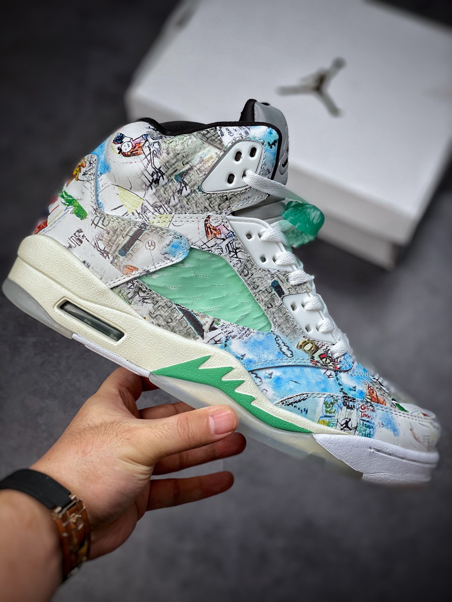 Air Jordan 5 ”Wings” Color Graffiti AV2405-900-Top High Quatity Cheap Sneakers Fashion Clothing Clothes Bags handbags Shoes of all Brand wholesale With The best Quality And Beautiful Price from China Factory Chinese suppliers wholesaler seller Air Jordan 5 ”Wings” Color Graffiti AV2405-900