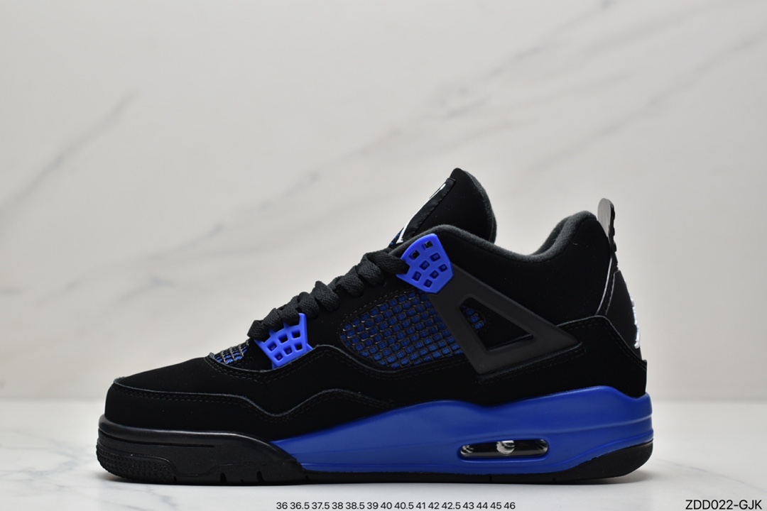 Nike Air Jordan 4 Retro ”Black/Military Blue” Michael Jordan AJ4 generation CT8527-018