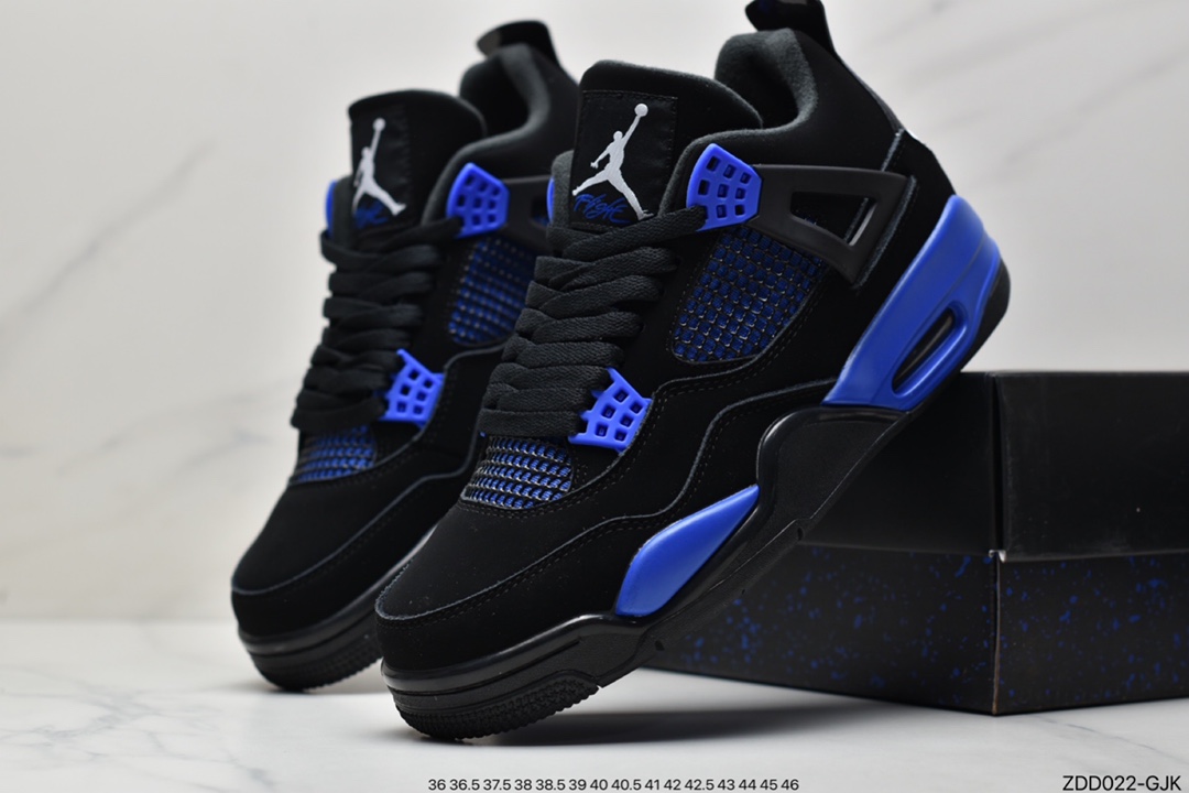 Nike Air Jordan 4 Retro ”Black/Military Blue” Michael Jordan AJ4 generation CT8527-018