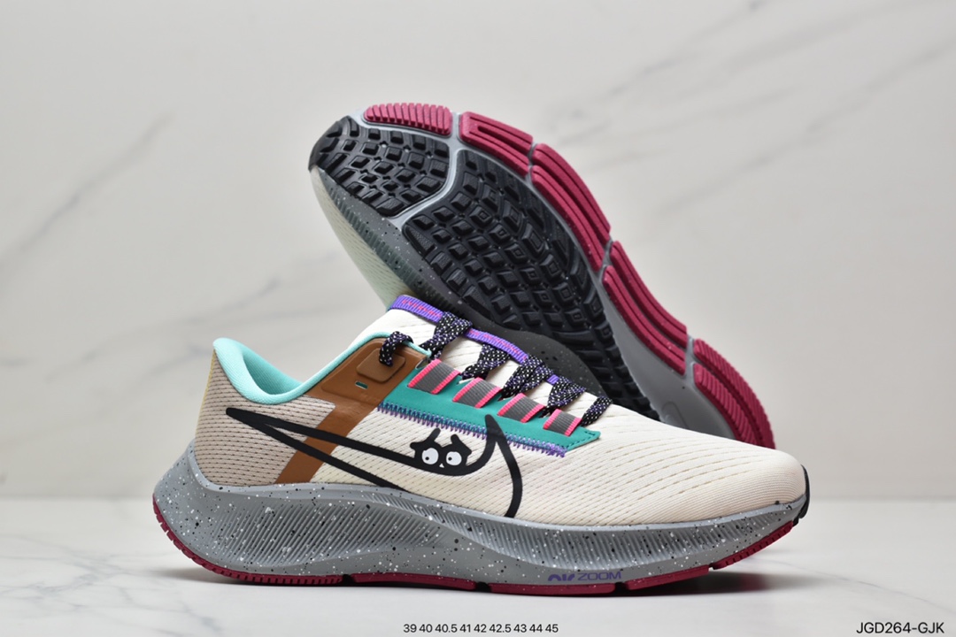 Nike NK Air Zoom Pegasus 38 Pegasus 38 generation knitted breathable milk tea gray green DO2337-100-Top High Quatity Cheap Sneakers Fashion Clothing Clothes Bags handbags Shoes of all Brand wholesale With The best Quality And Beautiful Price from China Factory Chinese suppliers wholesaler seller Nike NK Air Zoom Pegasus 38 Pegasus 38 generation knitted breathable milk tea gray green DO2337-100
