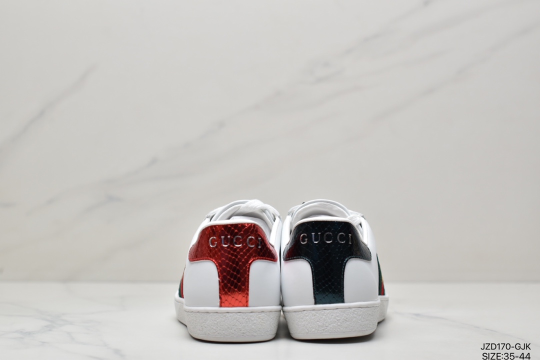 Gucci GUCCI Gucci Ace Embroidered Low-Top Color Blocking Embroidery Series Low Top