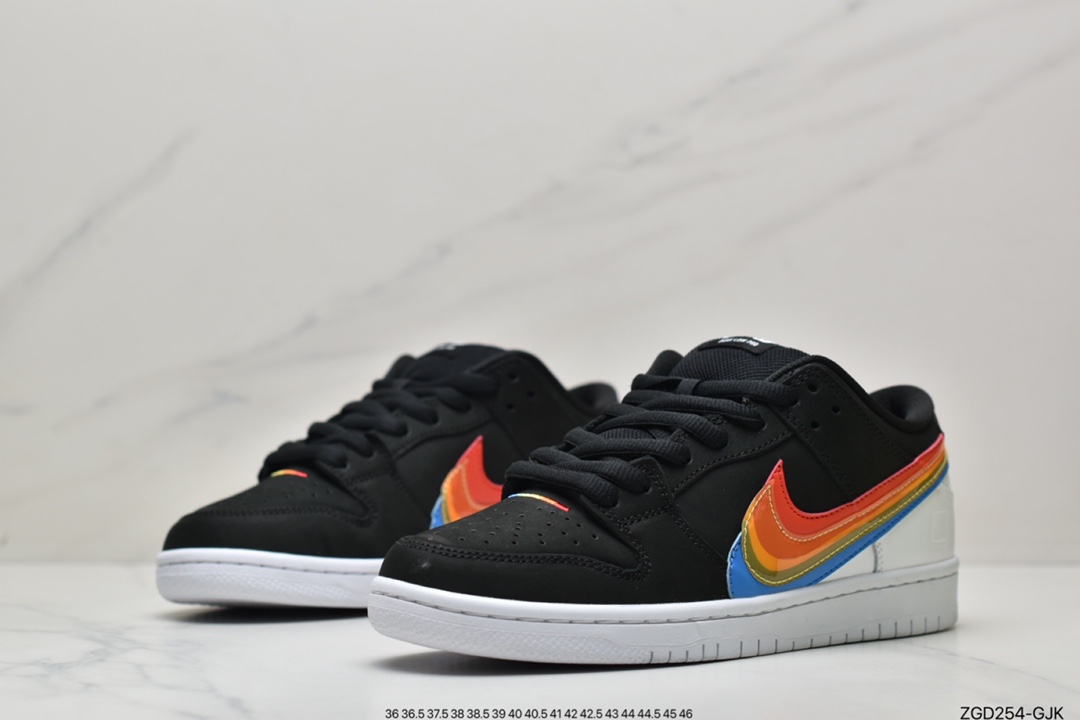 Nike Dunk SB Low Black Rainbow Factory Pure Original DH7722-001