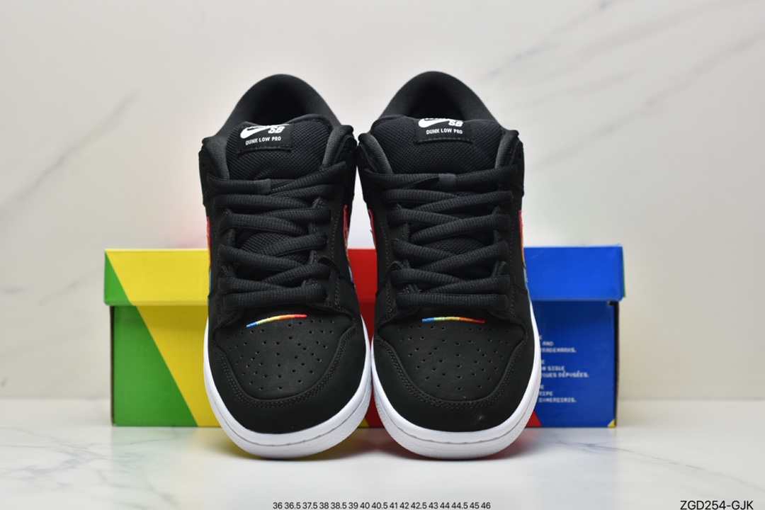 Nike Dunk SB Low Black Rainbow Factory Pure Original DH7722-001