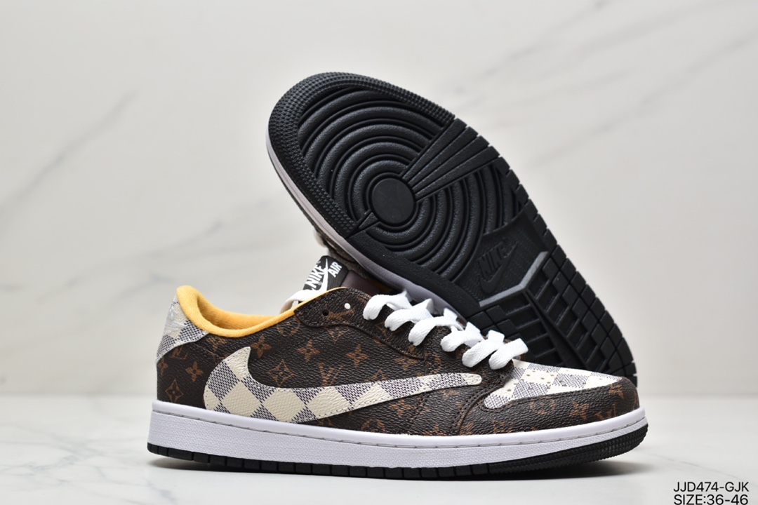 Louis Vuitton x Travis Scott x Nike Air Jordan 1 Low OG SP ”Low-top Culture Versatile Casual Sports Basketball Shoes DM7866-221-Top High Quatity Cheap Sneakers Fashion Clothing Clothes Bags handbags Shoes of all Brand wholesale With The best Quality And Beautiful Price from China Factory Chinese suppliers wholesaler seller Louis Vuitton x Travis Scott x Nike Air Jordan 1 Low OG SP ”Low-top Culture Versatile Casual Sports Basketball Shoes DM7866-221