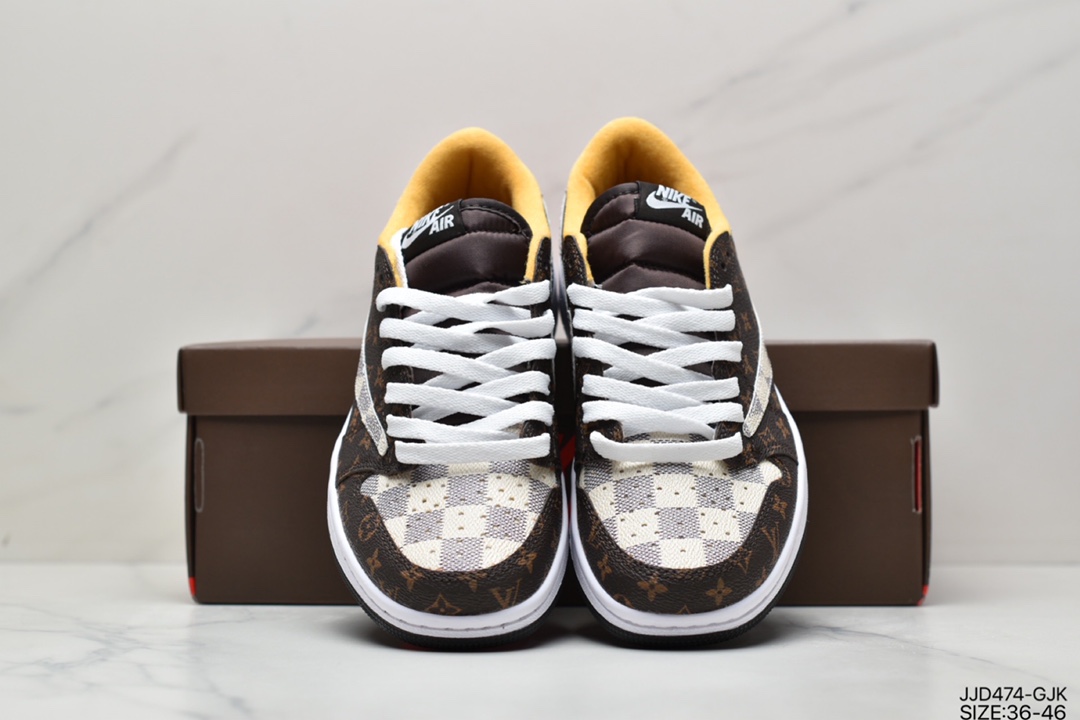 Louis Vuitton x Travis Scott x Nike Air Jordan 1 Low OG SP ”Low-top Culture Versatile Casual Sports Basketball Shoes DM7866-221-Top High Quatity Cheap Sneakers Fashion Clothing Clothes Bags handbags Shoes of all Brand wholesale With The best Quality And Beautiful Price from China Factory Chinese suppliers wholesaler seller Louis Vuitton x Travis Scott x Nike Air Jordan 1 Low OG SP ”Low-top Culture Versatile Casual Sports Basketball Shoes DM7866-221