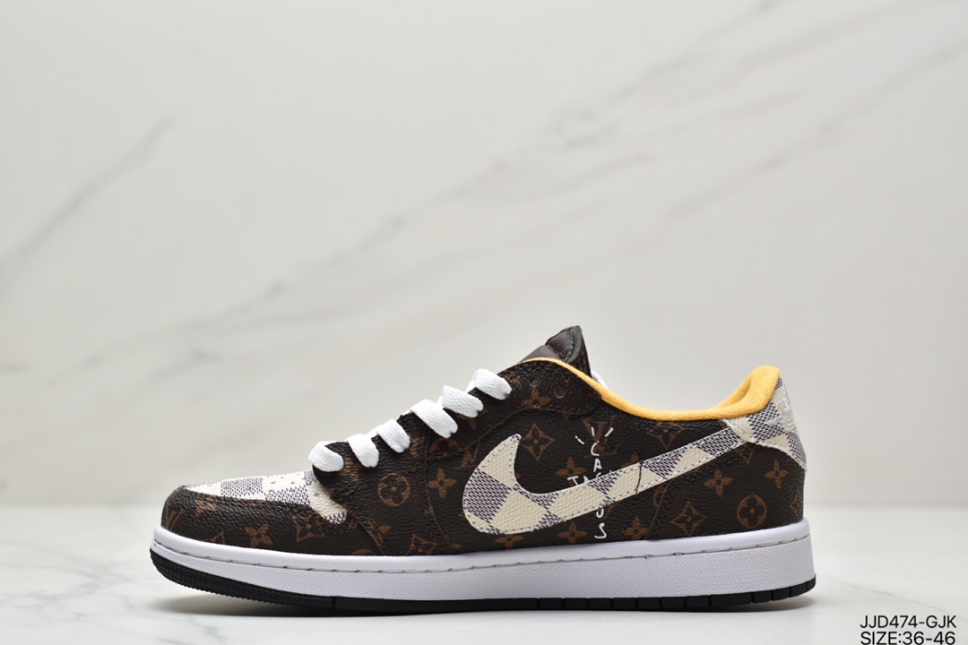Louis Vuitton x Travis Scott x Nike Air Jordan 1 Low OG SP ”Low-top Culture Versatile Casual Sports Basketball Shoes DM7866-221-Top High Quatity Cheap Sneakers Fashion Clothing Clothes Bags handbags Shoes of all Brand wholesale With The best Quality And Beautiful Price from China Factory Chinese suppliers wholesaler seller Louis Vuitton x Travis Scott x Nike Air Jordan 1 Low OG SP ”Low-top Culture Versatile Casual Sports Basketball Shoes DM7866-221