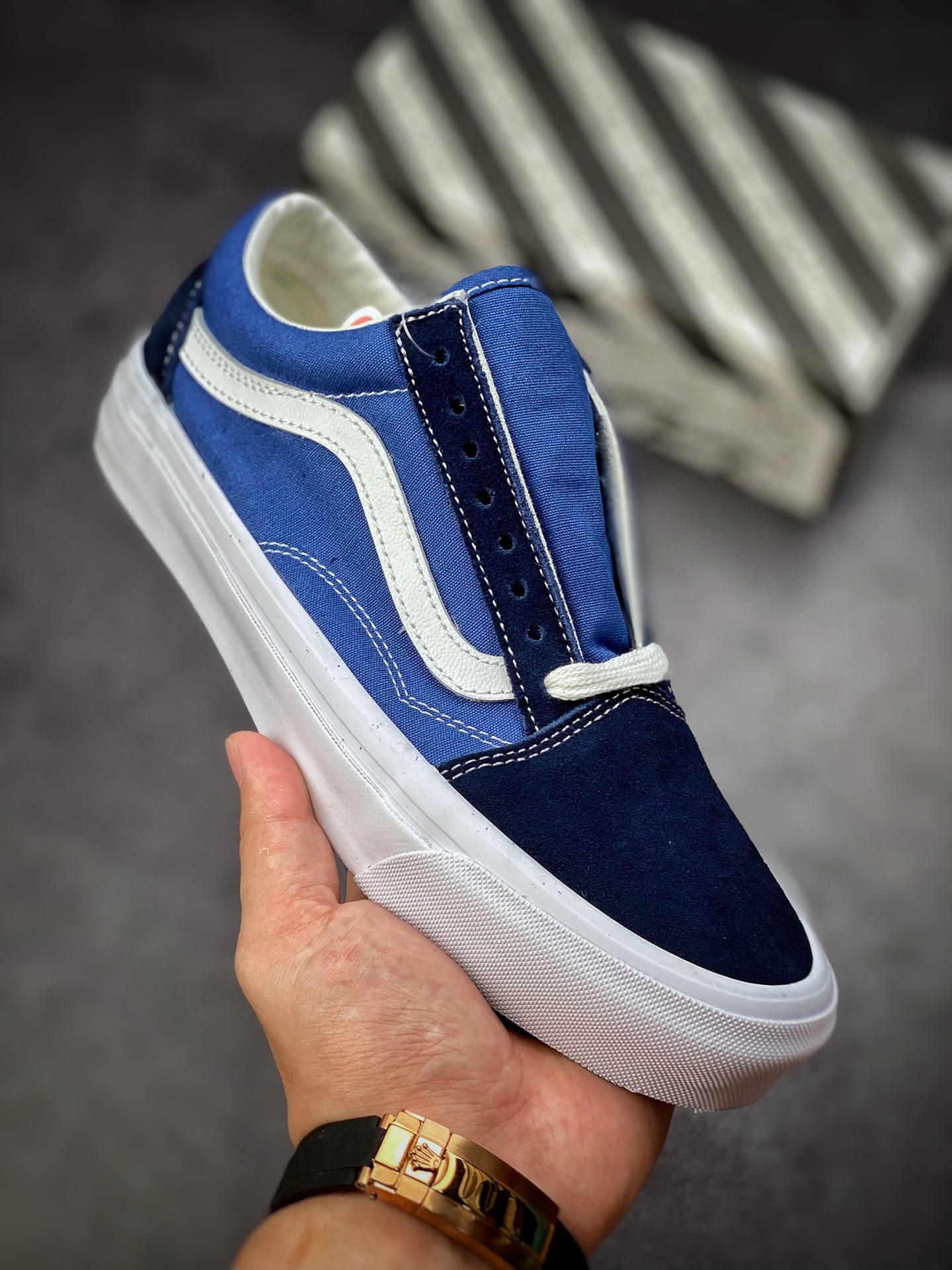 Vans Vault OG Old Skool LX Anaheim Navy