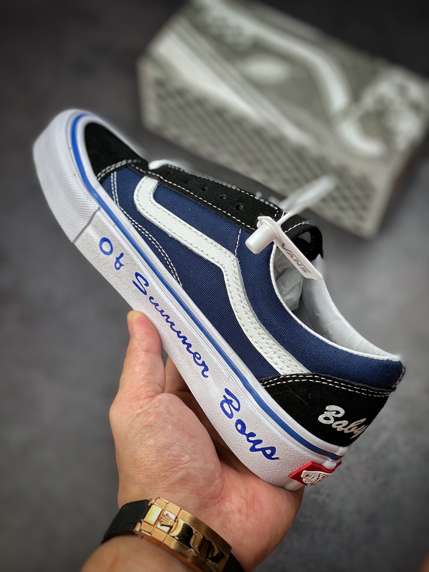 Boys of Summer Collection Skate Old Skool in classic navy and black