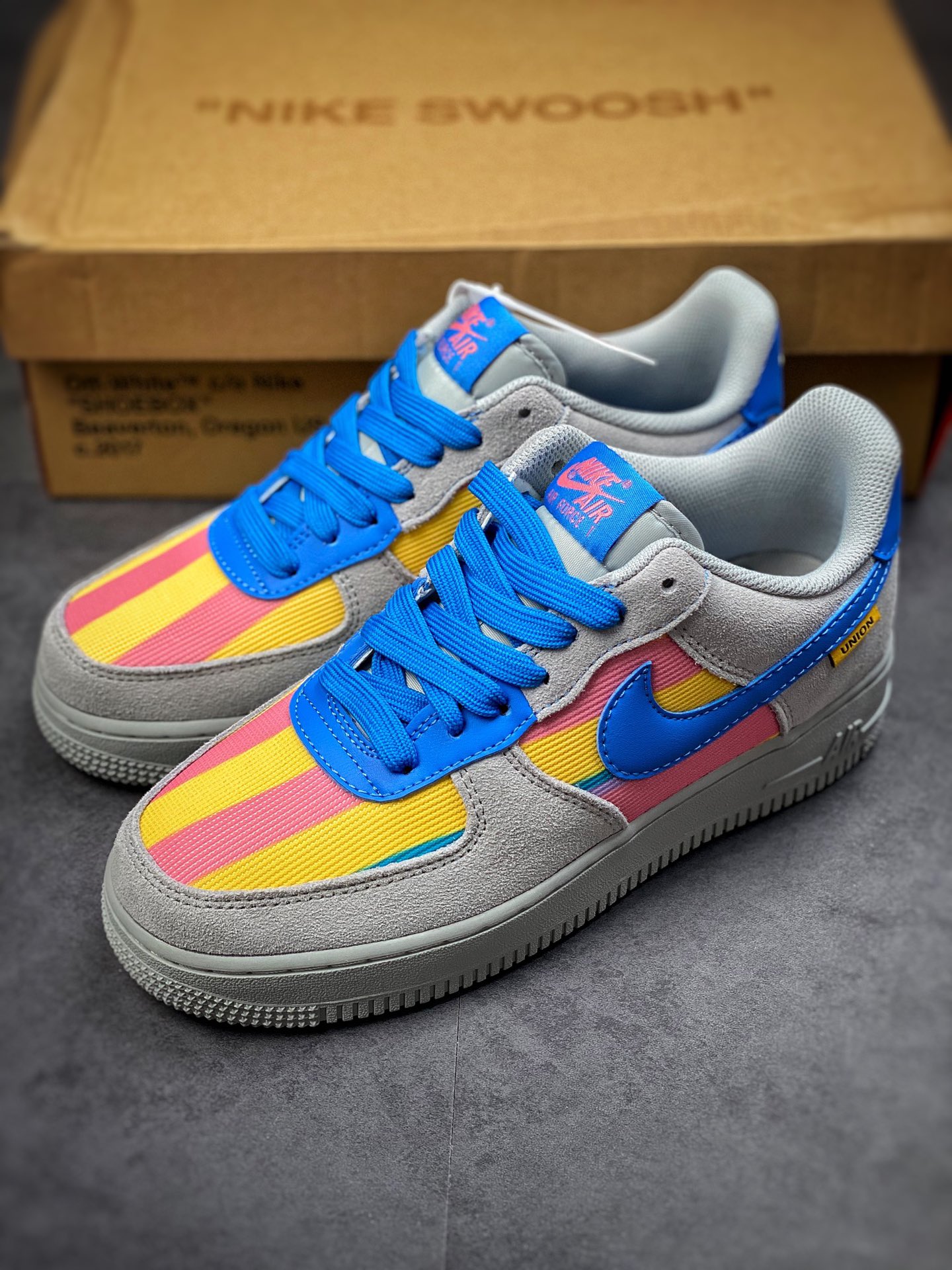 Nike Air Force 1 Low 07 Light Gray South Coast Blue DR1314-002