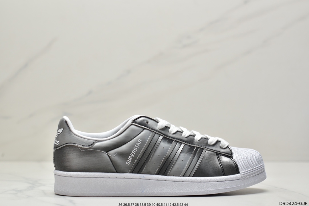 Adidas adidas Clover Originals Superstar”White/Black/Gold”shell head classic all-match casual sports shoes GV3429