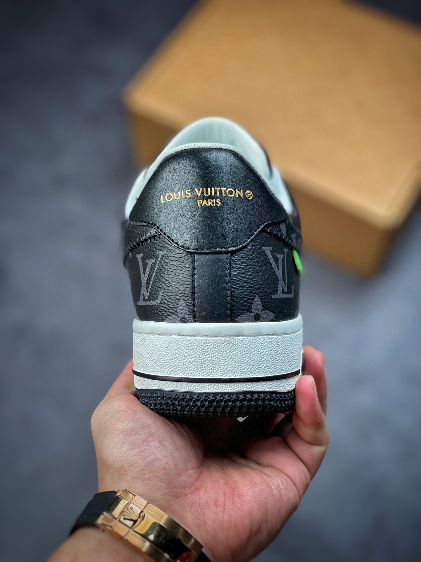 550 市面顶级版本！ 路易威登Louis Vuitton x Nike Air Force 联名款 空军一号低帮休闲运动板鞋