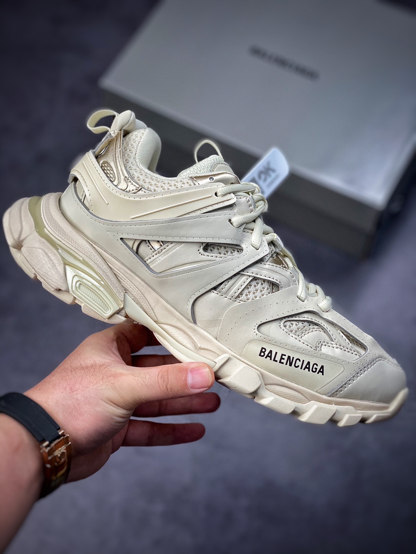 500 【运费超重】 巴黎世家3.0机能 Balenciaga Sneaker Tess 3.0 米黄 542436 W2LA2 9110