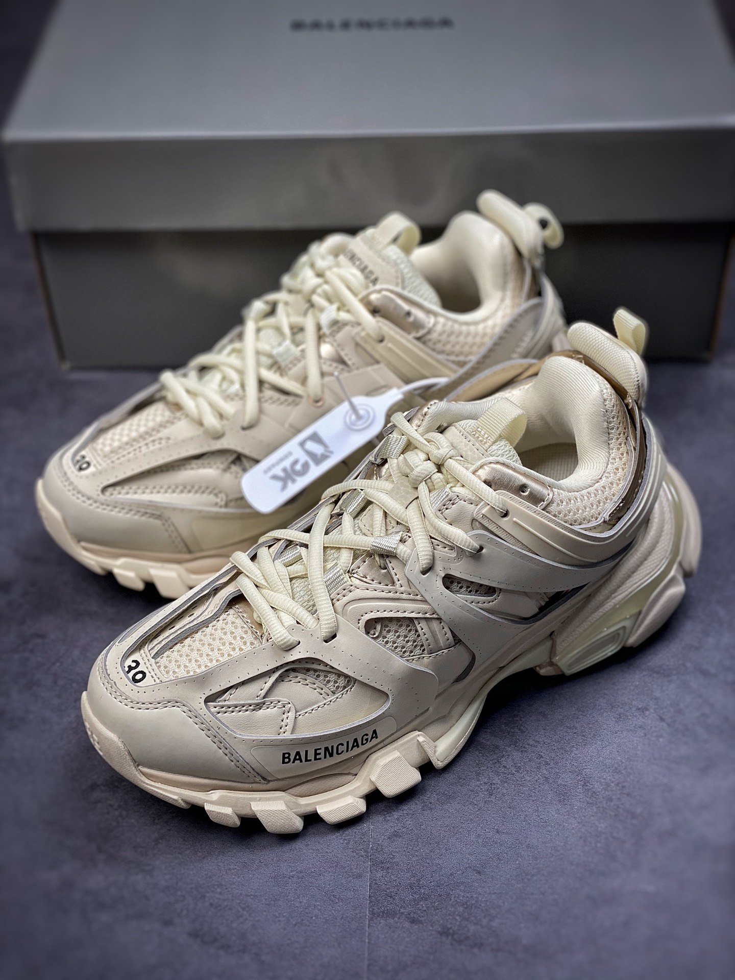 500 【运费超重】 巴黎世家3.0机能 Balenciaga Sneaker Tess 3.0 米黄 542436 W2LA2 9110