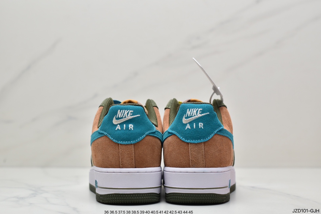 140 耐克Nike Air Force 1 Low 07 棕绿拼色丑小鸭DO5215-331