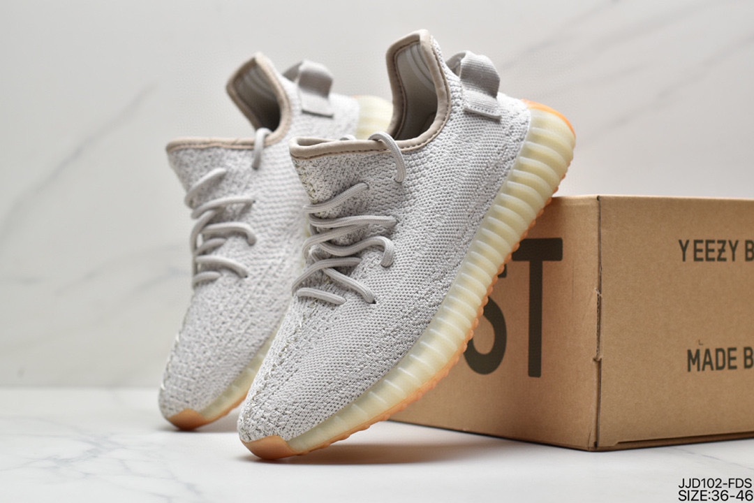 Really Explosive Ride Kanye West x Adidas Yeezy Boost 350 V2 ”Light” Cotton White FU9007