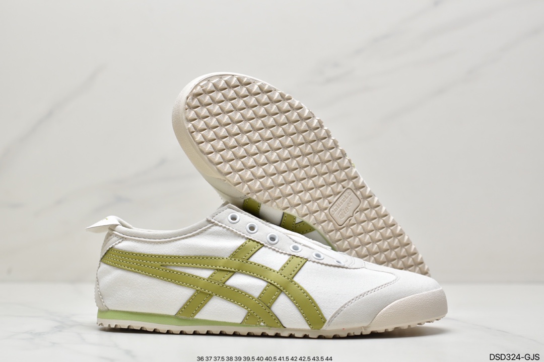 100 Asics 亚瑟士 Onitsuka Tiger 鬼冢虎 帆布原装四联吊牌休闲鞋