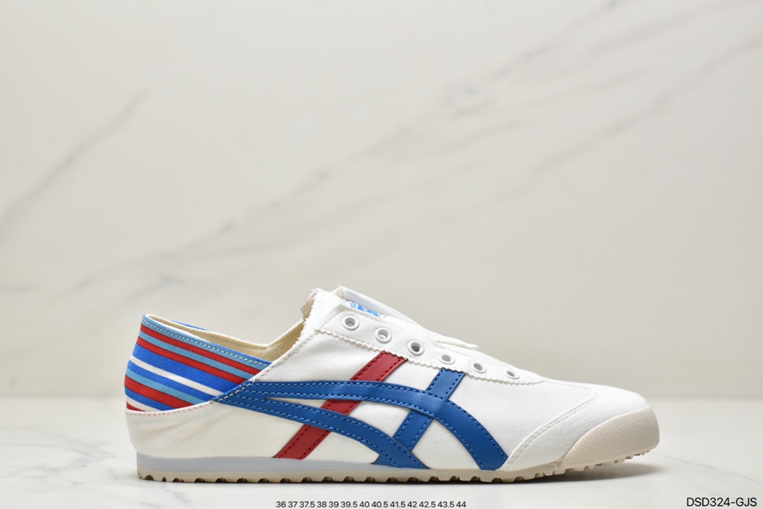 100 Asics 亚瑟士 Onitsuka Tiger 鬼冢虎 帆布原装四联吊牌休闲鞋