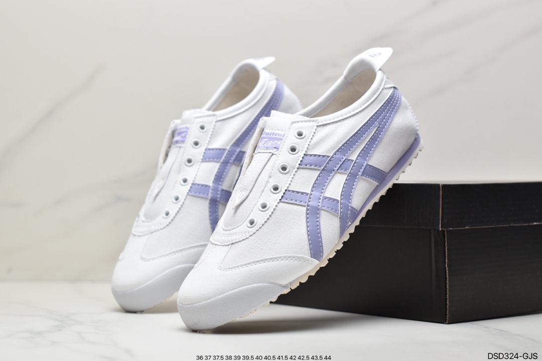 100 Asics 亚瑟士 Onitsuka Tiger 鬼冢虎 帆布原装四联吊牌休闲鞋