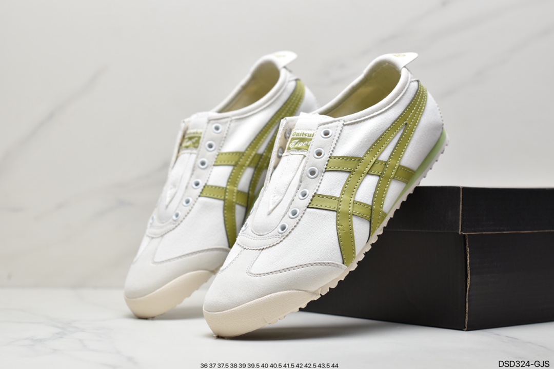 100 Asics 亚瑟士 Onitsuka Tiger 鬼冢虎 帆布原装四联吊牌休闲鞋