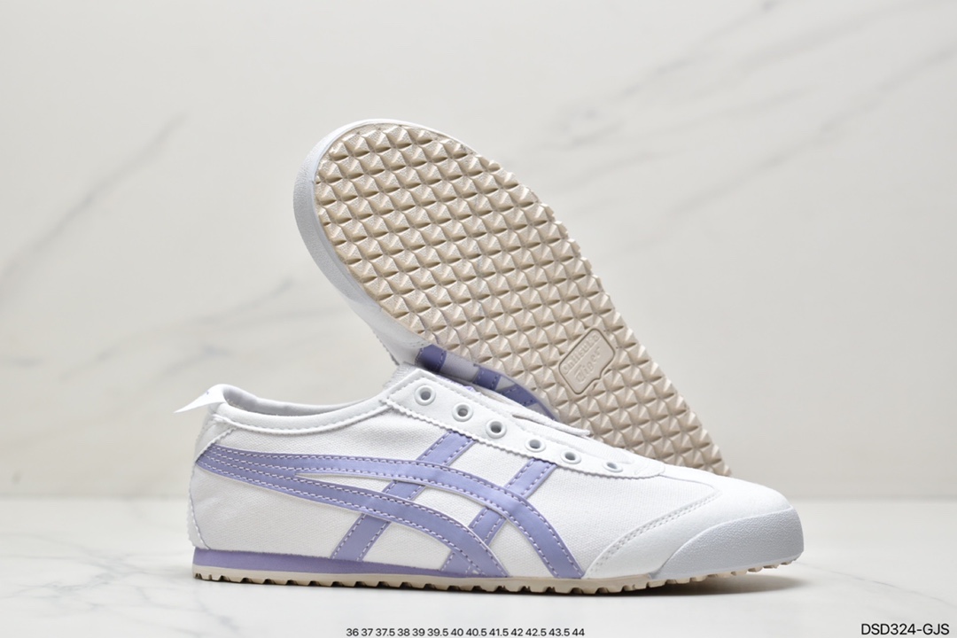 100 Asics 亚瑟士 Onitsuka Tiger 鬼冢虎 帆布原装四联吊牌休闲鞋